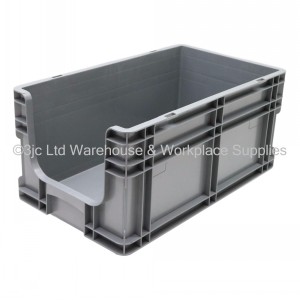 Heavy Duty Stacking Euro Box 51cm 27 Litre Open Front